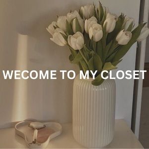 Welcome to my closet!